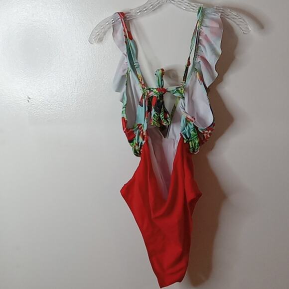 NWT PatPat women's size XL tropical one piece swimsuit. ADORABLE - Picture 5 of 7